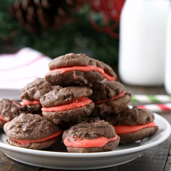 Peppermint Chocolate Cookies