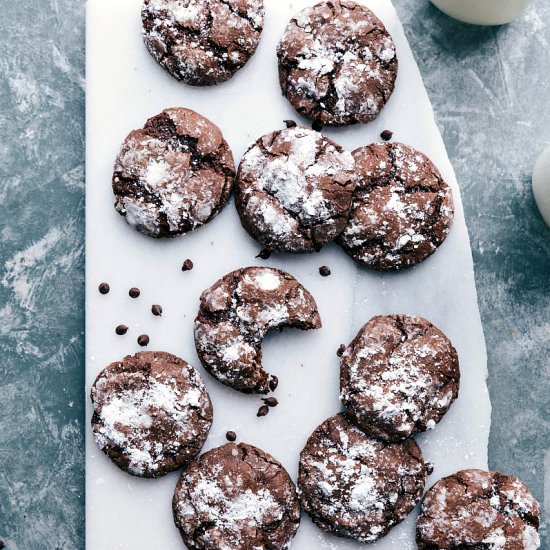 Chocolate Crinkle Cookies