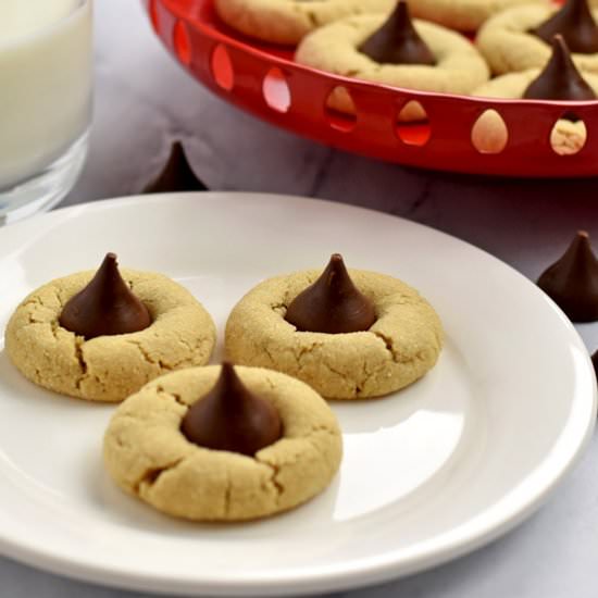 Gluten Free Peanut Butter Blossoms