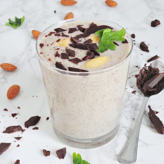 Cocktail with chocolate