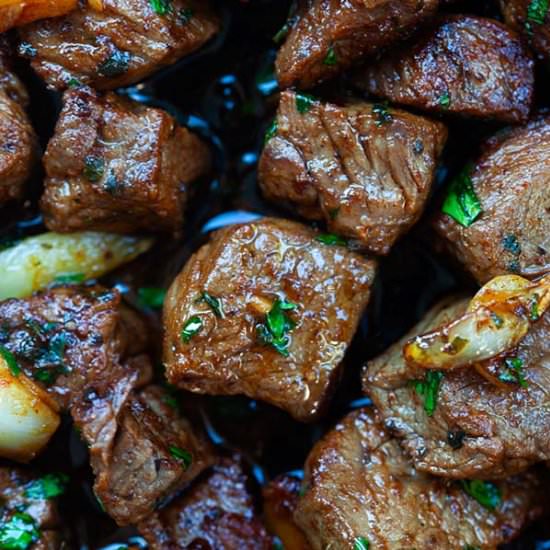 Garlic Butter Steak Bites
