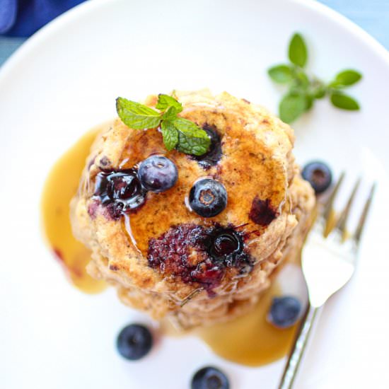 Blueberry and Lemon Pancakes