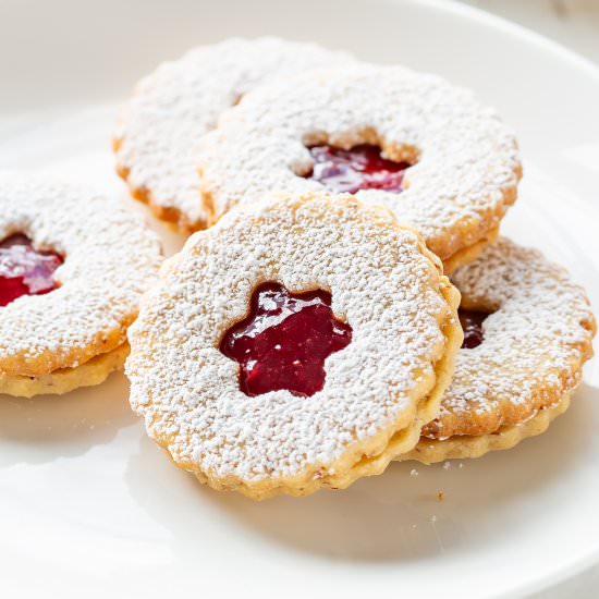 Old-World Linzer Cookies
