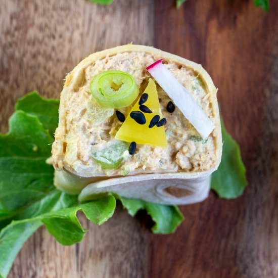 Curried Tuna Salad Roll Ups