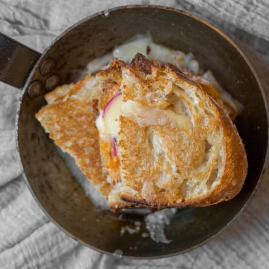 fancy grilled cheese sandwich