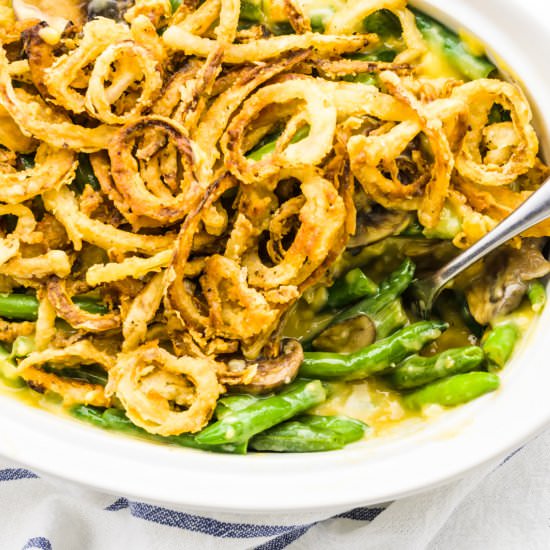 Vegan Green Bean Casserole