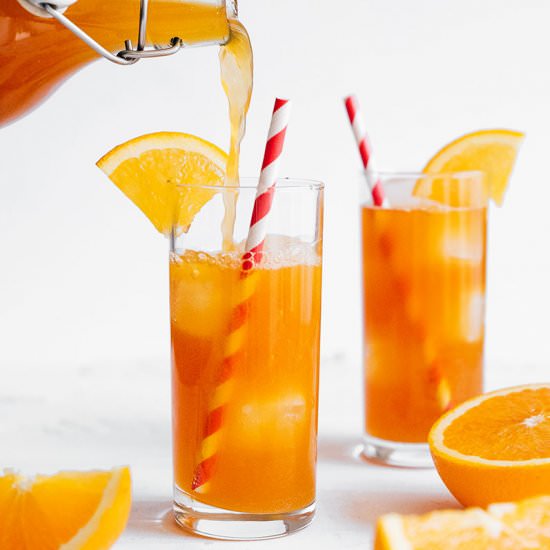 Orange Creamsicle Kombucha