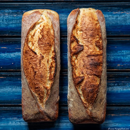 The simplest sourdough bread