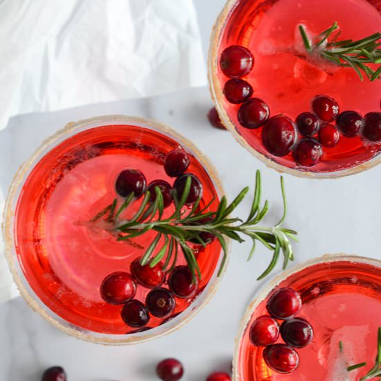 Cranberry Sparkler Cocktail