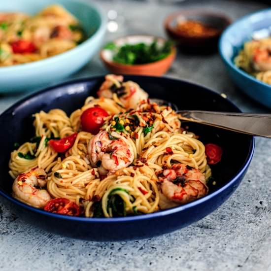 Instant Pot Shrimp Scampi