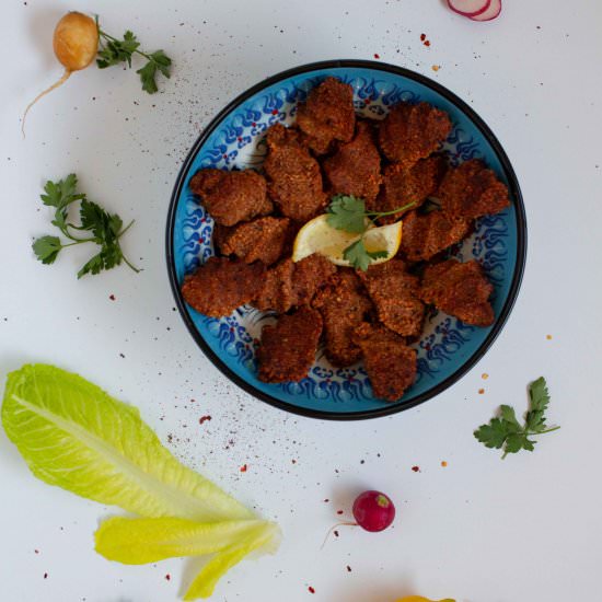 vegan meatballs: çiğ köfte