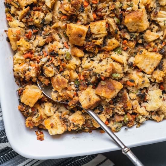 Vegan Buttermilk Biscuit Stuffing