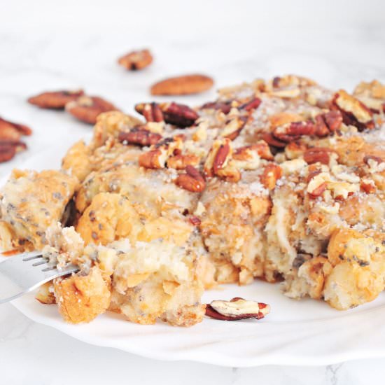 Vegan roasted French toast