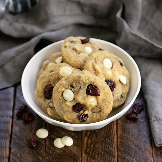 Cranberry White Chocolate Cookies