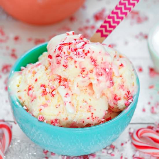 Peppermint Marshmallow Ice Cream