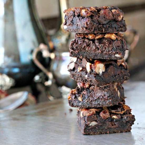 Chocolate Hazelnut Pie Bars