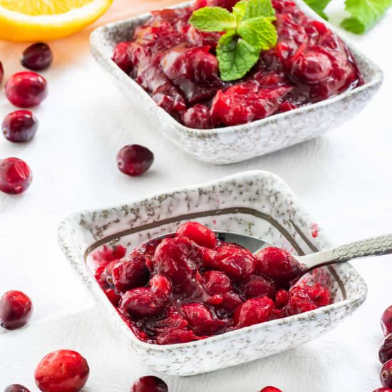 Instant Pot Cranberry Sauce