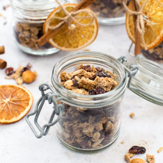 Festive Granola [vegan] [gluten free]