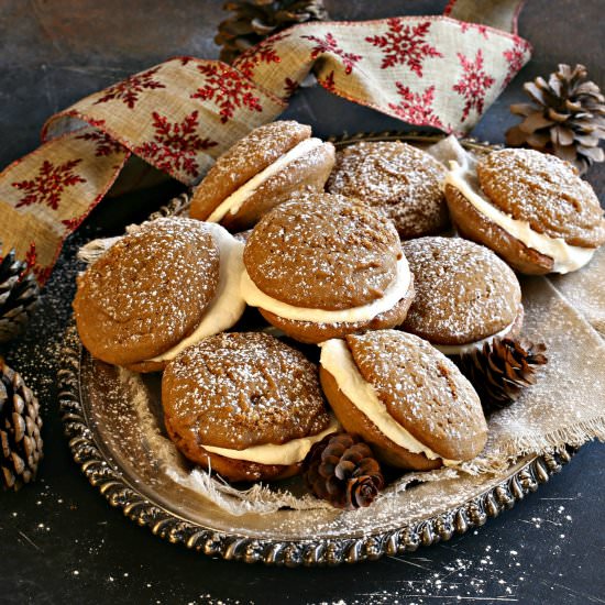 Gingerbread Whoopie Pies