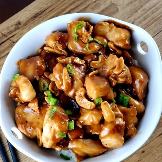 cashew chicken stir fry