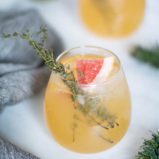 Honey Grapefruit Mocktail