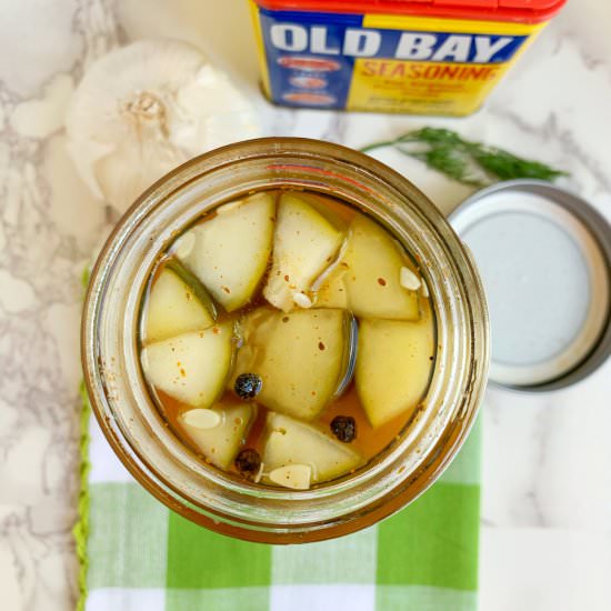 Old Bay Refrigerator Pickles