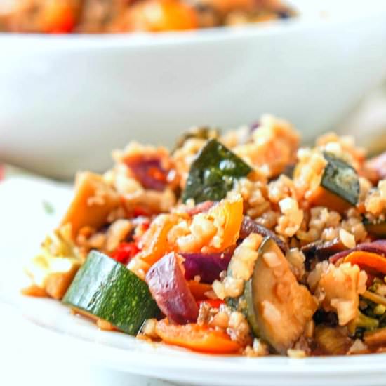 Slow Cooker Stir Fry Vegetables