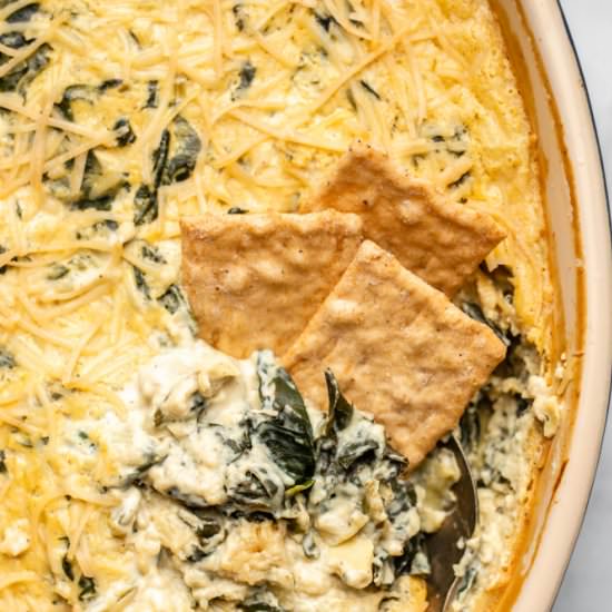 Vegan Spinach & Artichoke Dip
