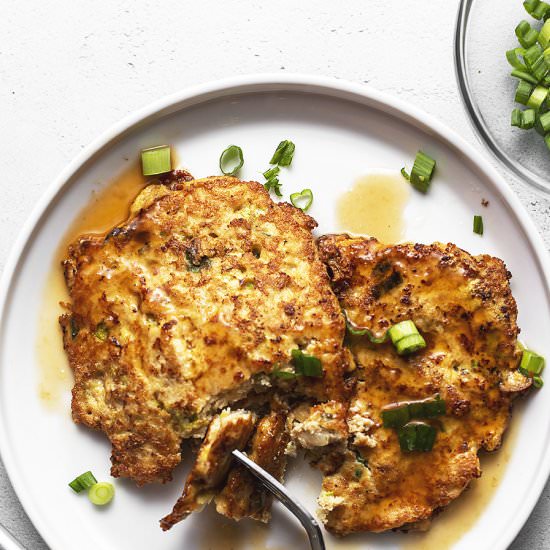 Chicken Egg Foo Young w/Gravy