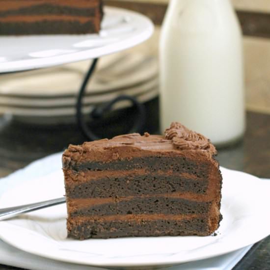 Brownie Chocolate Cake