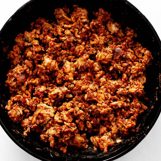 The BEST Ground Turkey Taco Meat
