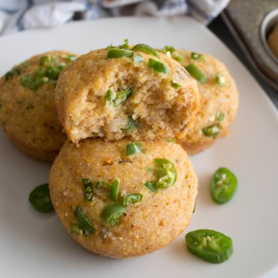 Jalapeño Cornbread Muffins