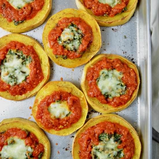 SPAGHETTI SQUASH STUFFED RINGS