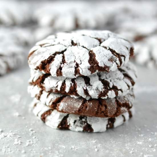 Chocolate Crinkle Cookies