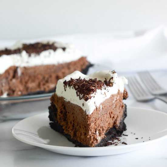 Chocolate Espresso Silk Pie