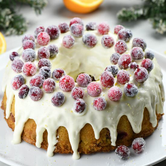 Orange Cranberry Bundt Cake