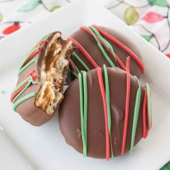 Chocolate Dipped Peanut Butter Ritz