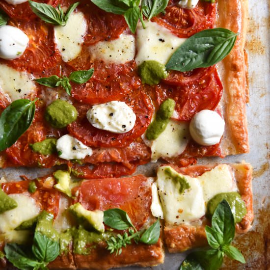 Gluten free tomato tart