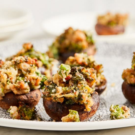 Italian Style Stuffed Mushrooms