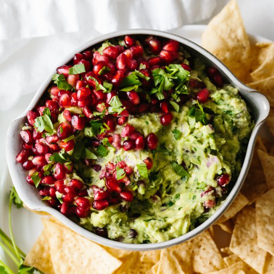 Pomegranate Guacamole