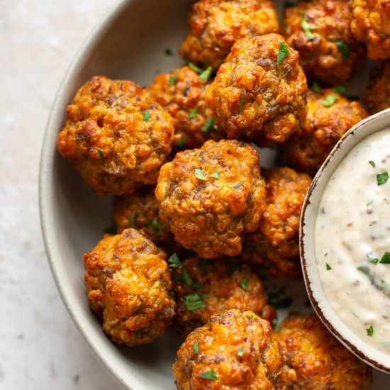 creole sausage balls