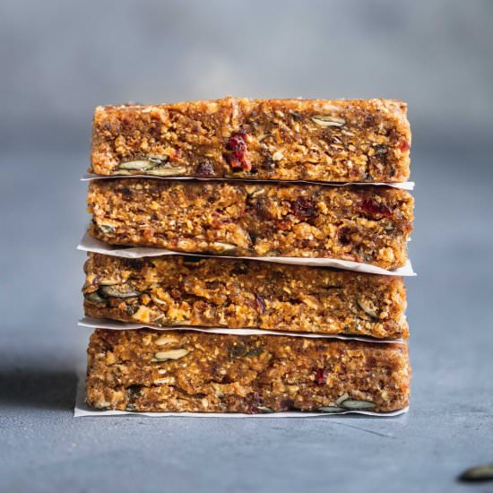 No-Bake Peanut Butter Breakfast Bar