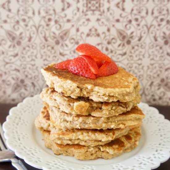 Whole Wheat Oatmeal Pancakes