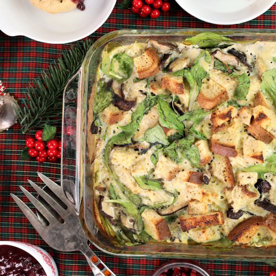 Spinach Potato Mushroom Breakfast