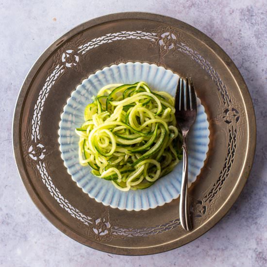 Chilled Cucumber Noodle Salad