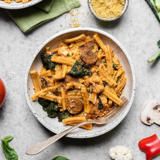 Vegan Sheet Pan Pasta