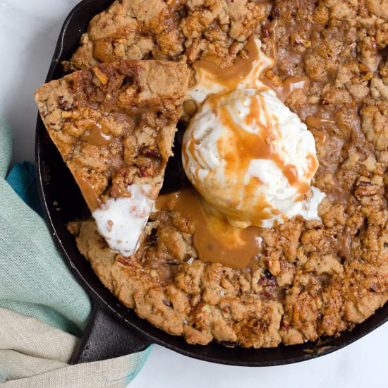 Southern butter pecan cookie