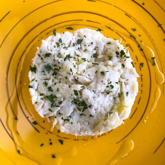 Creamed codfish