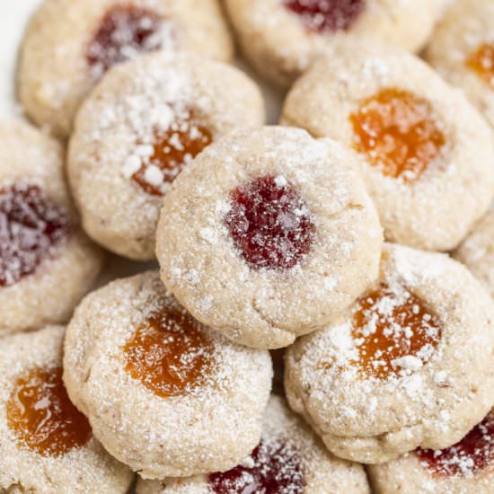 Gluten-Free Thumbprint Cookies