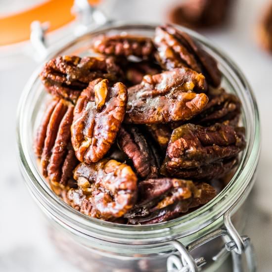 Easy Candied Pecans